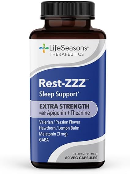 Rest-ZZZ Extra Strength Sleep Support Supplement for Relaxation