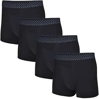 Tommy John Mens Trunk 4 Underwear with Supportive Contour Pouch