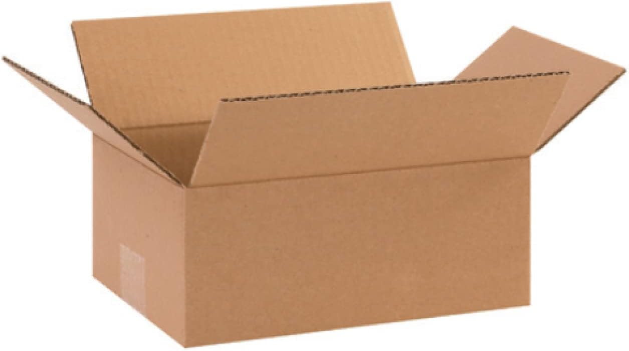 Secure Seal 50 Pack of 10x7x4 Corrugated Cardboard Boxes