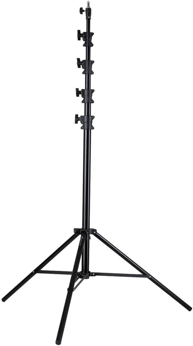 Meking MZ Series Air-Cushioned Light Stand - 15ft 5-Section Black