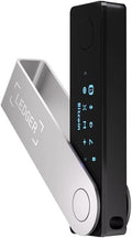 Ledger Nano X (Onyx Black) Crypto Hardware Wallet - Secure Bluetooth