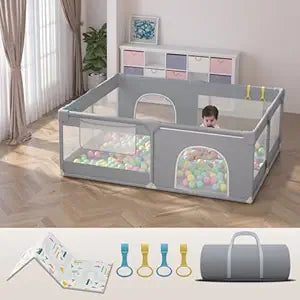 Baby Playpen for Indoor & Outdoor Use - Safe Activity Center