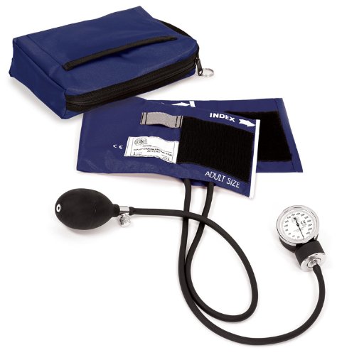 Premium Aneroid Sphygmomanometer with Carry Case for Adults