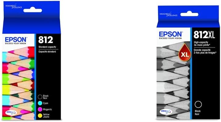 EPSON T812 DURABrite Ultra Ink Cartridges for Quality Printing