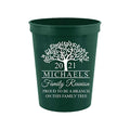 16oz Personalized Family Reunion Cups - Custom Name & Year
