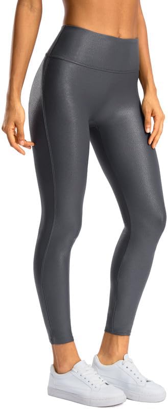 SANTINY Women's Faux Leather Leggings for Stylish Comfort