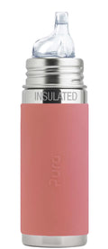 9oz Stainless Steel Insulated Sippy Bottle Rose - Plastic-Free