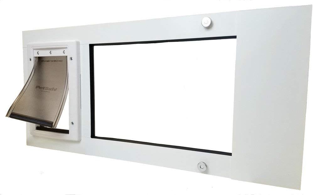 Patio Pacific Pet Door for Sash Windows - Ideal for Cats & Dogs