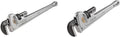 RIDGID Aluminum Pipe Wrench Set, 24in and 12in - Lightweight