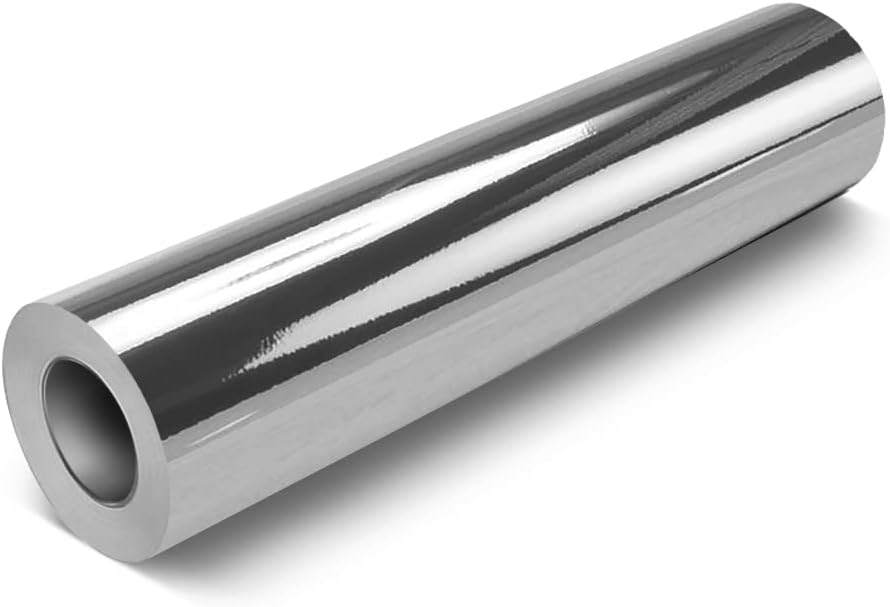 VViViD Chrome Silver Gloss Craft Vinyl for Cricut & Silhouette