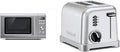 Compact Wave Soft Close Microwave and 2-Slice Toaster Combo - Quiet