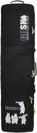Sport Tent 132cm Snowboard Bag with Wheels - Padded 1680D Ski Bag