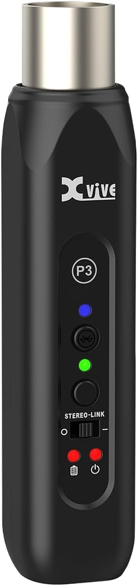 Xvive P3 Bluetooth XLR Receiver for Seamless Audio Connectivity