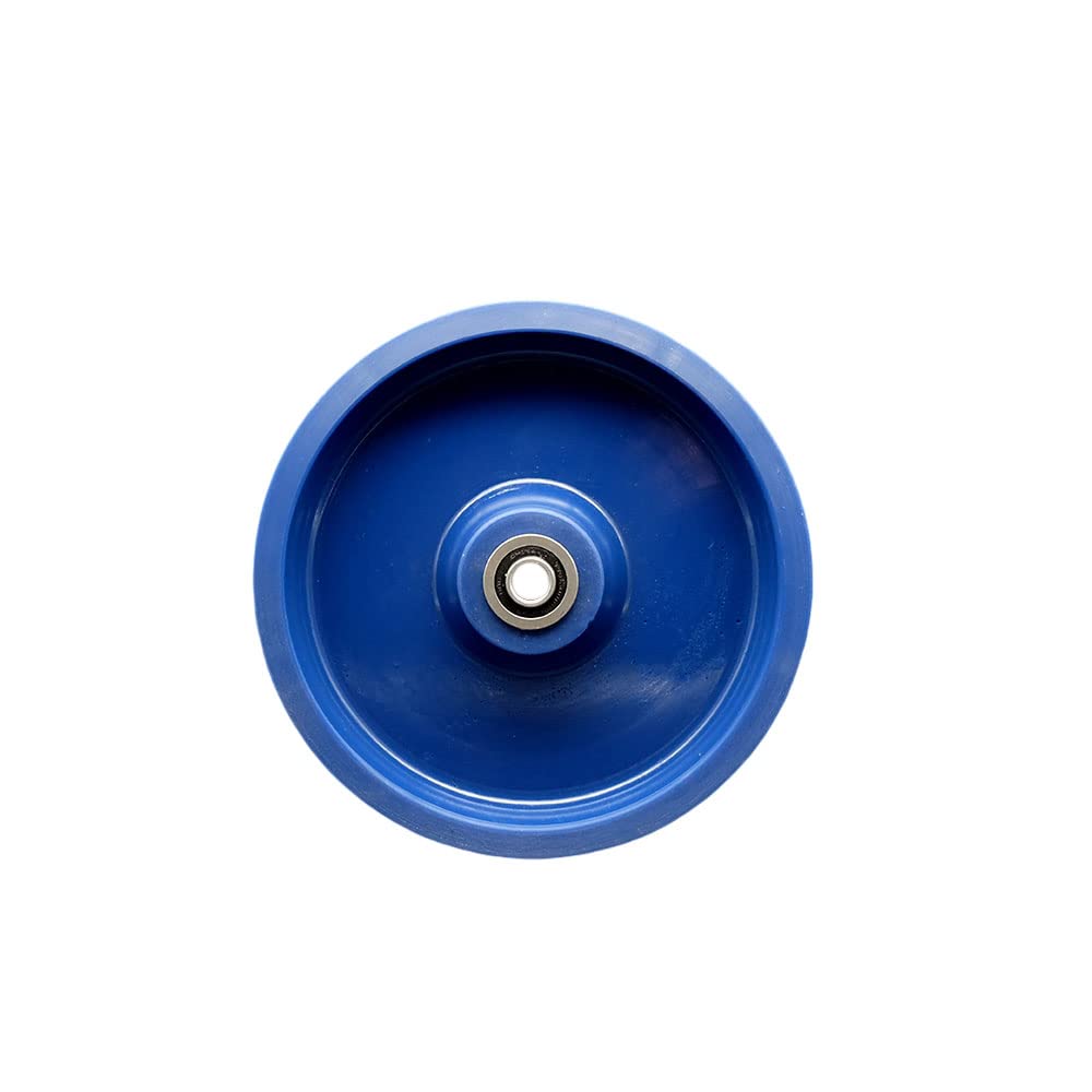 8 x 2 Solid Polyurethane Wheel with Precision Ball Bearing