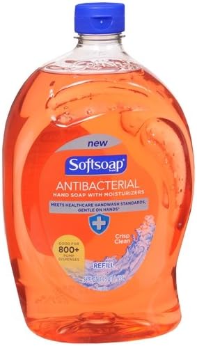 Softsoap Antibacterial Liquid Hand Soap Refill, Crisp Clean 56 oz