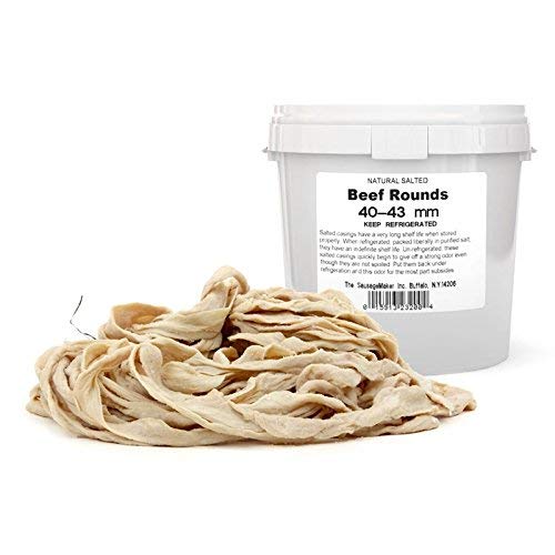 Natural Beef Rounds 40-43mm Sausage Casings for Making Sausages