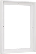 Pixy Canvas Floater Frame 10x18 for 3/4 in Deep Canvas - Clean White