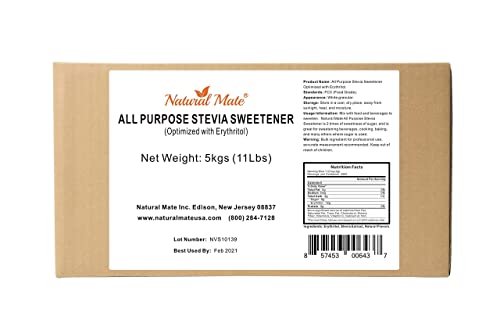 Natural Mate Bulk Sweetener - Organic Stevia Granular Powder