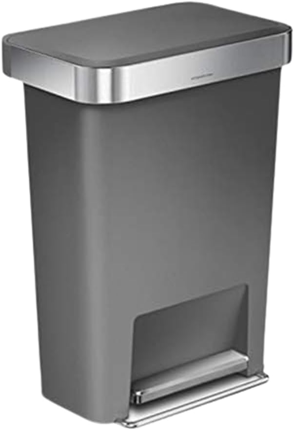 simplehuman 45 Liter Rectangular Kitchen Step Trash Can Review