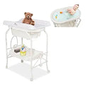 Bathinette & Baby Changing Table - Folding Baby Diaper Station