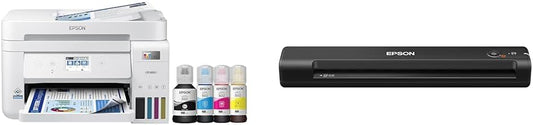 Epson EcoTank ET-4850 Wireless All-in-One Printer & ES-50 Scanner