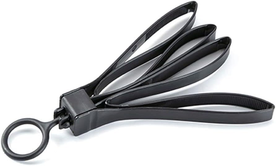 Reusable Black Cable Tie Strap: Strong & Versatile