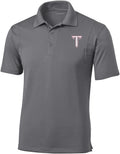 Men's Troy University Athletic Logo Micro Pique Polo - Embroidered Fit
