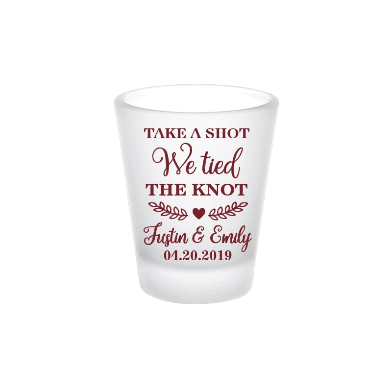 Personalized Wedding Favor Shot Glasses for Your Special Day