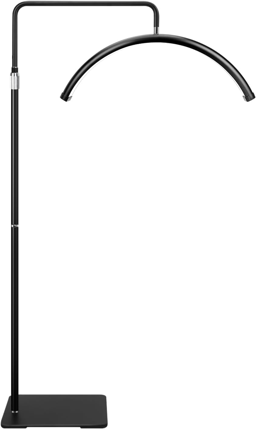 Half Moon Light 22-Inch LED Floor Lamp for Beauty and Work