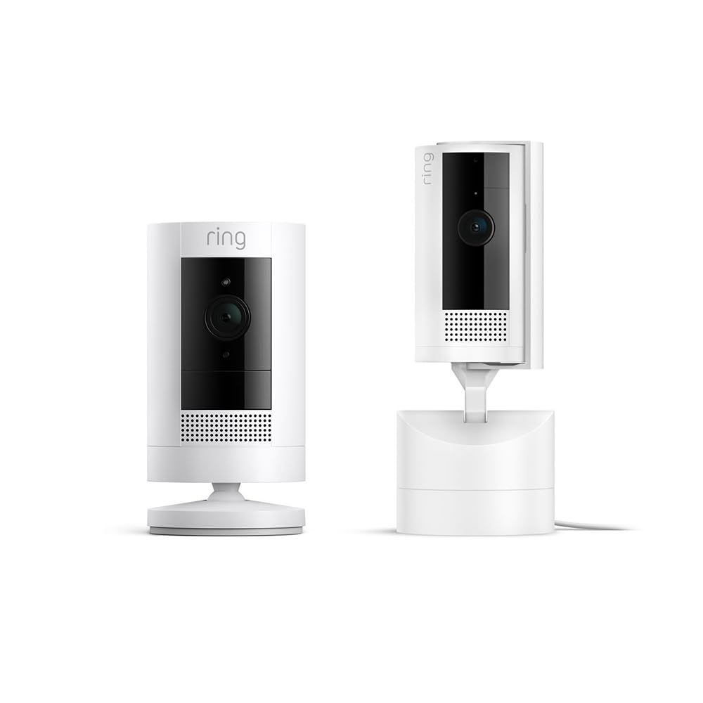 Ring Pan-Tilt Indoor Cam & Stick Up Cam Bundle