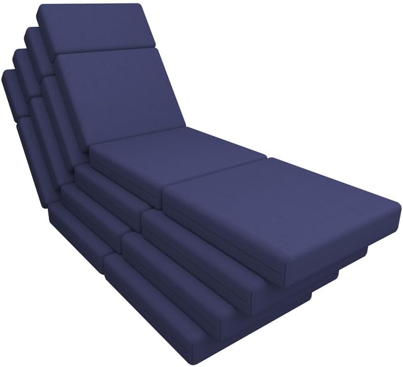 4 Pcs Chaise Lounge Cushions Outdoor for Ultimate Comfort