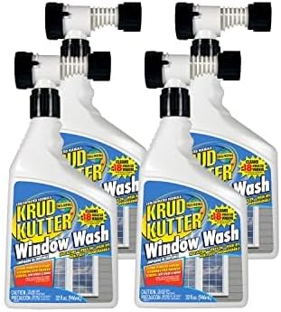 Krud Kutter Window Wash 32 oz 4 Pack for Streak-Free Shine