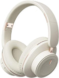 Foldable Bluetooth Headphones White - Portable Over-Ear with Hidden