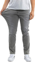 Mugsy Mens Jeans Medium Gray - Classic Fit Stretch Denim