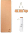 5mm Cork Yoga Mat - Non Slip Eco-Friendly - Align Marks