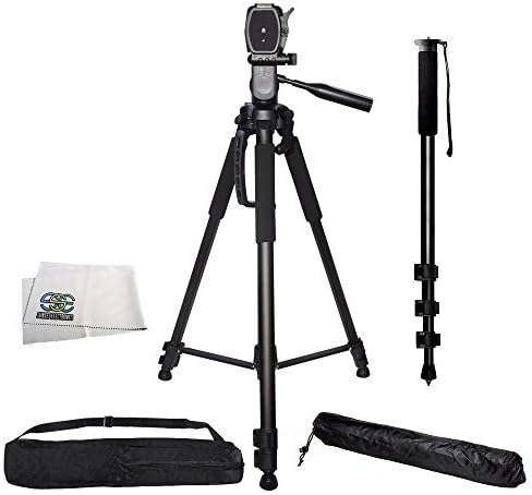Professional 72in Tripod and Monopod for Sony Cyber-Shot Cameras