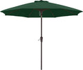 9FT Outdoor Patio Umbrella Forest Green - Wind Resistant Shade