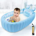 relaxing baby Inflatable Baby Bathtub Seat for Newborns - Portable