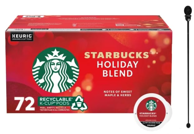 72-Count Holiday Blend Coffee Pods w/ Beverage Plug