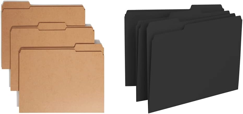 Smead File Folders with Reinforced Tabs for Efficient Organization
