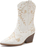 Western Women's Cowboy Cowgirl Boots - Embroidered Mid-calf