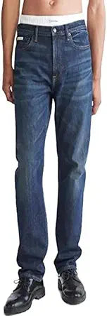 Calvin Klein Men's Straight Fit Jeans for Ultimate Comfort