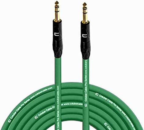 Coluber Cable 1/4 TRS Male to Male - 75 Feet for Audio Setup