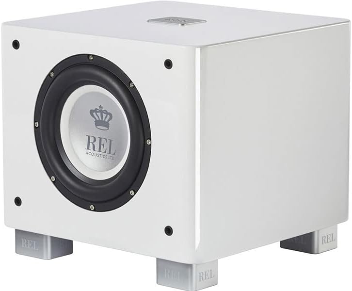 REL T/7x 8-Inch Powered Subwoofer - Deep Bass for HiFi & Home Theater by REL Acoustics