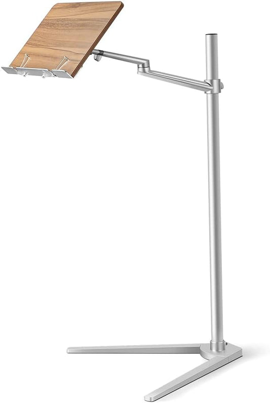 Shikha Hands-Free Book Stand: Rotating & Elevated for Comfort