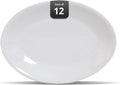 Stoneware Coupe Commercial Grade Oval Platter 13.5in x 10in - Case