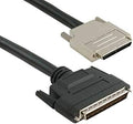 VHDCI 0.8mm 68-pin Male to SCSI-3 HPDB68 Male Cable - 6 ft