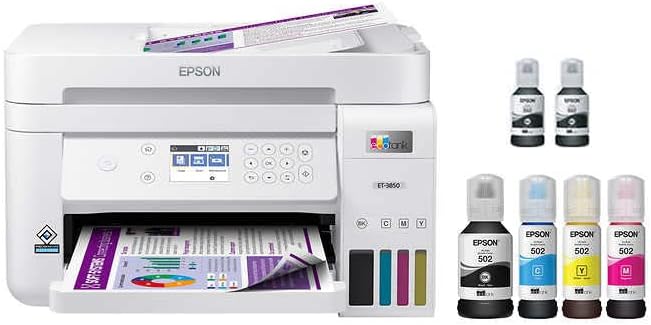 Epson EcoTank All-in-One Printer: Wireless, Cartridge-Free, Mobile Printing