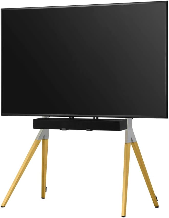 Universal Floor Stand for TVs 32-70 - Oak/Silver