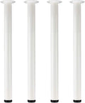 QLLY 27.5 in Adjustable Tall Metal Desk Legs (Set of 4) - Sturdy